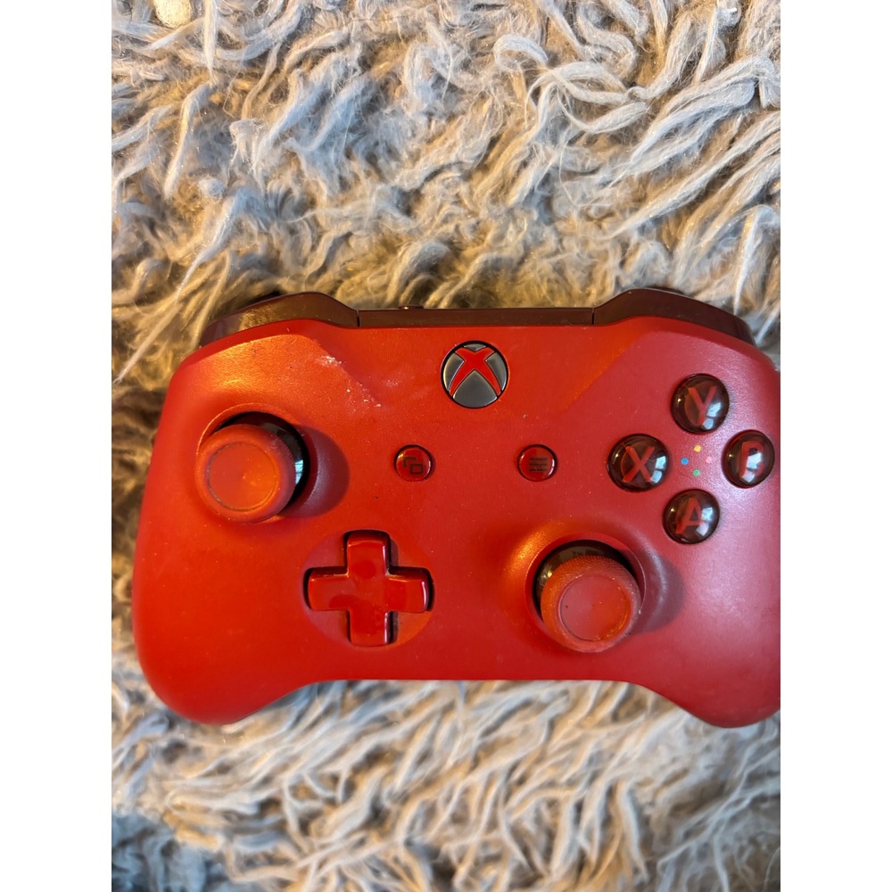 Microsoft Xbox Wireless Controller Red Model 1708 for Xbox One Series X S PC